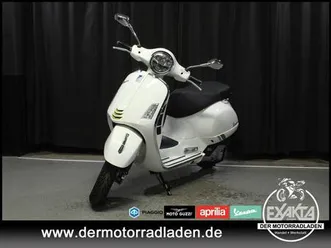 vespa gts 125 super tech, supertech e5+ bianco