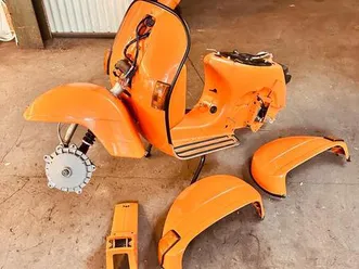 piaggio vespa px 80 rahmen baujahr 1993 + ersatzteile