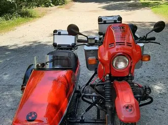 bmw gespann r80gs umbau auf r100gs und seitenwagen abzugeben