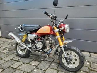 originale honda monkey mit 128 ccm zulassung nice motor !