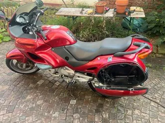 honda deauville 650 - tourer in rot