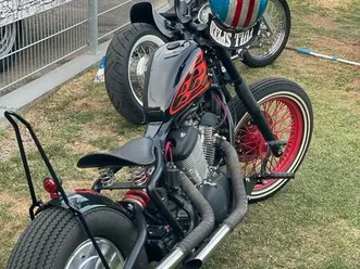 honda shadow vt600 bobber umbau oldschool style 15.000km