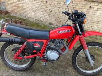 honda xl 185 s oldtimer enduro rot