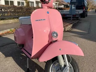 vespa v50 rundlicht rundlenker rosa v5a1t oldtimer 1980