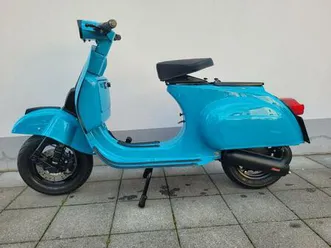 vespa 50 special porsche maimi blau 75 ccm