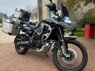 bmw f800gs triple black - édition rare, full options, état impeccable