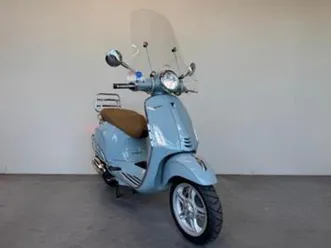 vespa primavera amazon blue (custom) nieuw 0 km — scooters | vespa — marktplaats