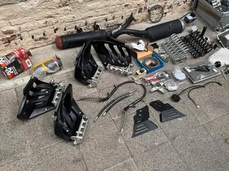 yamaha raptor 700 teile konvolut - motor & karosserie