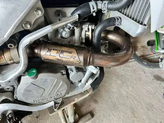 kawasaki kx 250 bianco