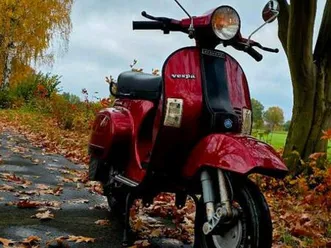 piaggio vespa pk50 xl1 automatik roller 50 ccm rot