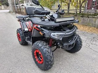 maxi quad ruote 10 200 cc shark gancio traino