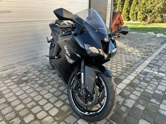 kawasaki zx6r ninja 600 xenon nowe opony crashpad zamiana brodnica