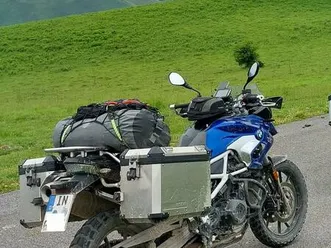 f700gs bmw adventure alu koffer, viel zubehör, 2 fahrwerkshöhen