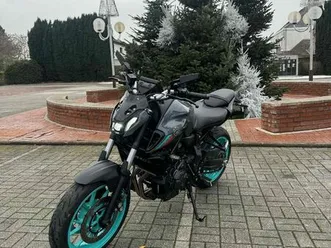 yamaha mt-07 cyan storm – 2023 – 1 714 km – akrapovic
