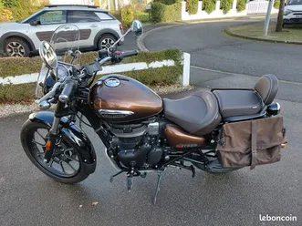 superbe royal enfield 350 meteor supernova brown état neuf 1860kms