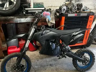 lot dirt bike