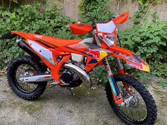 ktm 300 exc champion edition på hvite skilt til gibortpris årets julegave