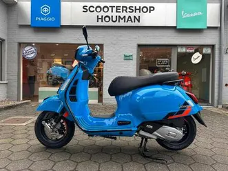 ② vespa gts 125 cc super sport blu eclettico