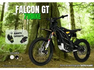 falcon gt 79bike - moto électrique tout-terrain 16 800w - version offroad - offres de noël