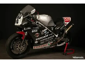 ducati 851 équipée course + pièces d origine