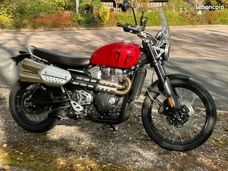 magnifique triumph scrambler 1200 x, nombreuses options