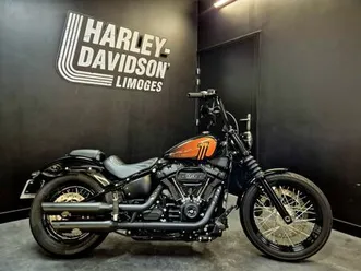 harley-davidson softail street bob 1868 2021 1868 cm3 | moto custom | 17 124 km | noir | 87280 limoges