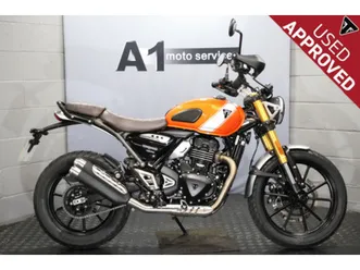 ex demo triumph scrambler 400 x for sale in york