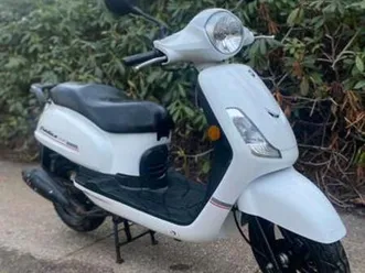 sym fiddle 2 / ii geel kenteken 45 km euro 5 parelmoer wit — scooters | sym — marktplaats