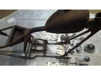 norton commando 750 chopper projekt zwart