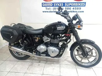 triumph bonneville t100 865 se 11-reg only 7812 miles with extras £4999.otr