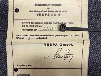 vespa spezial v50 keine rundlicht