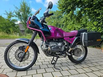 bmw r100gs, touratech fahrwerk, se bremse, swt zubehör
