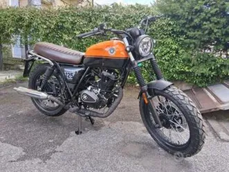 brixton cromwell arancio/nero 125 cc abs