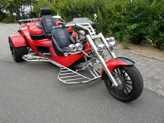 trike - rewaco rf1 gtr langversion in rot mit schwarz