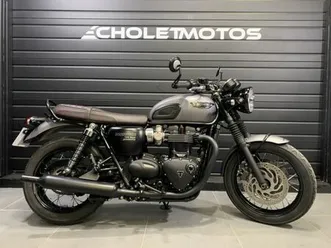 triumph bonneville t120 black 2018 1200 cm3 | moto roadster | 19 400 km | gris | 49300 cholet