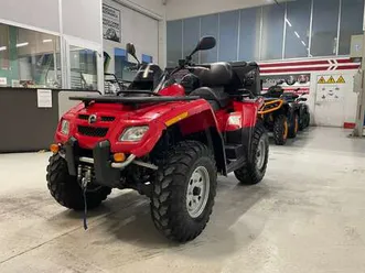 can-am outlander max 800 rosso