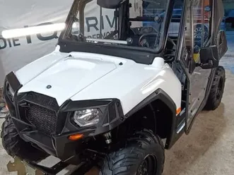 polaris rzr 570 vollkabine, heizung, ahk v+h, schneeräumschild
