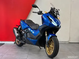 honda adv 350 bleu - peinture personnalisée - 1ère main