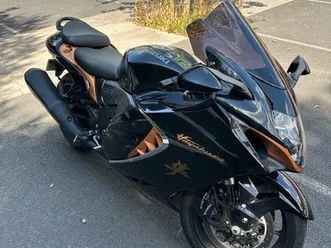 suzuki gsxr 1300 hayabusa noir/or