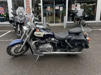 triumph bonneville america 865 2008 865 cm3 | moto custom | 9 965 km | bleu | 59240 dunkerque