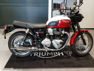 triumph bonneville t100 – édition bud ekins – 2021 – 9000 km