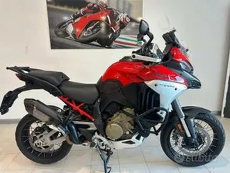 ducati multistrada v4 rally full - red