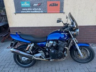 suzuki gsx750 sportauspuff und sturzpads