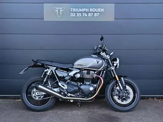triumph speed twin 1200 2025 1200 cm3 | moto roadster | 8 116 km | gris | 76150 st jean du cardonnay