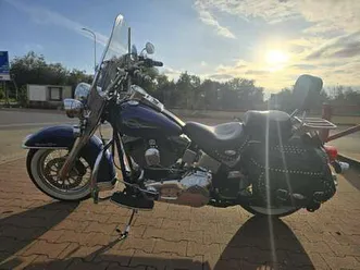 harley-davidson heritage softail 1450 heritage classic (2006 - 07) - flstci blu/azzurro