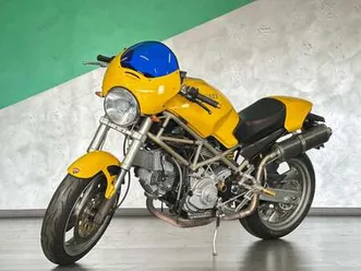 ducati monster 900 frizione a secco*inserti carbon look*cupolino* giallo