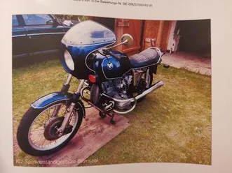 bmw r60/6, ez 11/1972, note 2-, 29.686 km