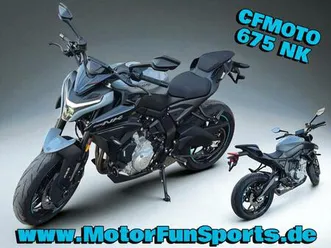 cfmoto 675nk naked bike motorrad neu 90ps in grau