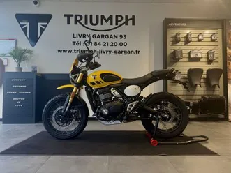 triumph scrambler 400 x 2025 400 cm3 | moto roadster | 200 km | jaune | 93190 livry gargan