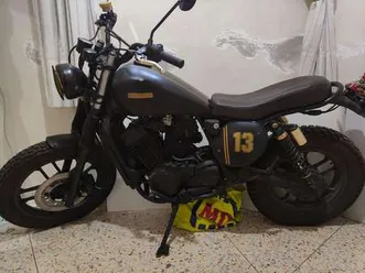 honda vt 500 cafe racer nero